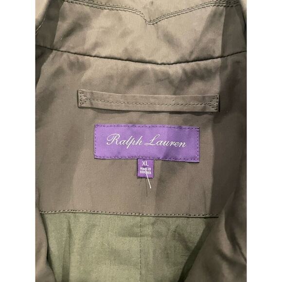 Ralph Lauren Purple Label Men’s Biker Bomber Jacket XL Green Zip Coat RRL Polo - Picture 14 of 16
